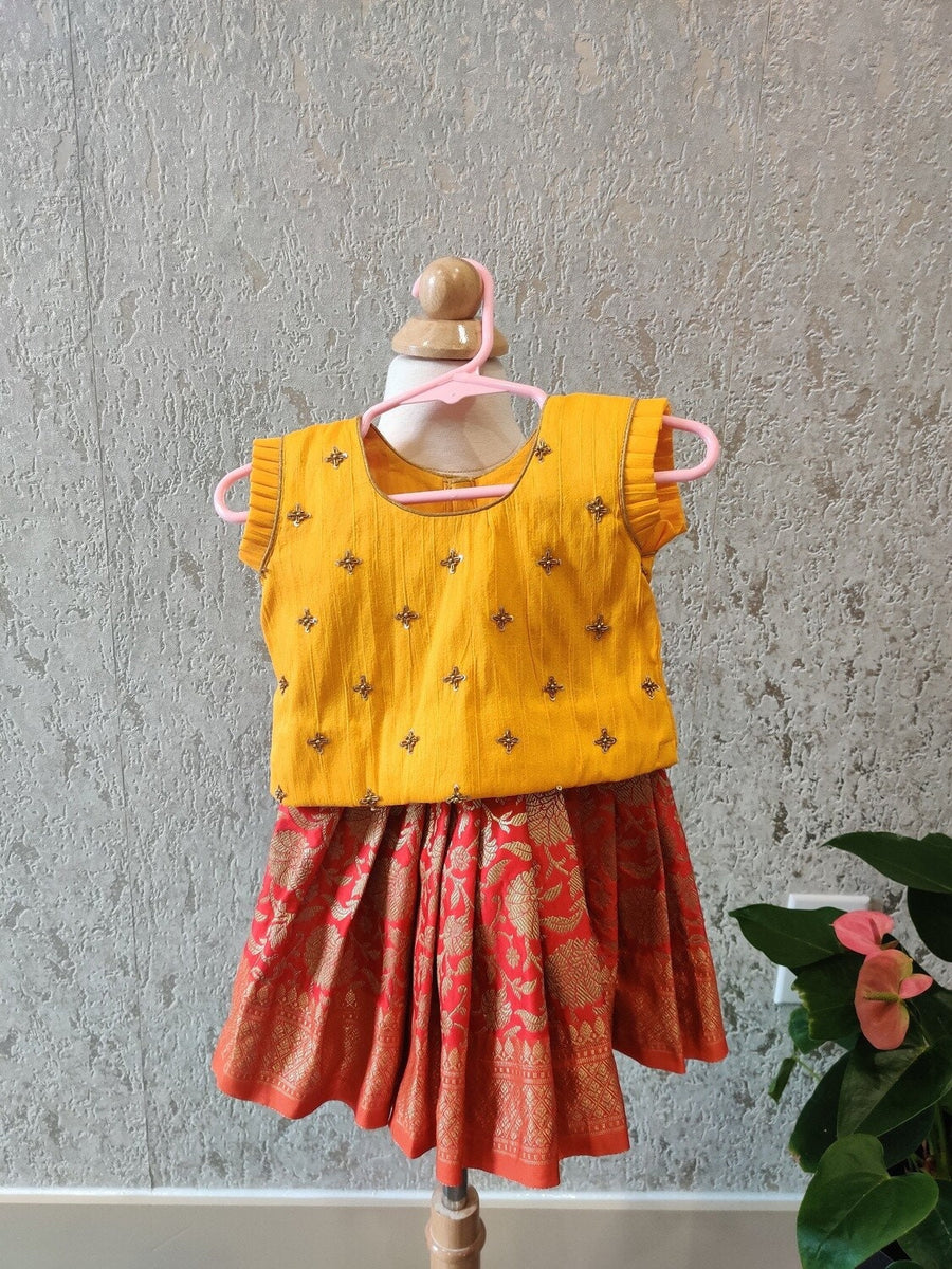 Baby pattu langa clearance dresses