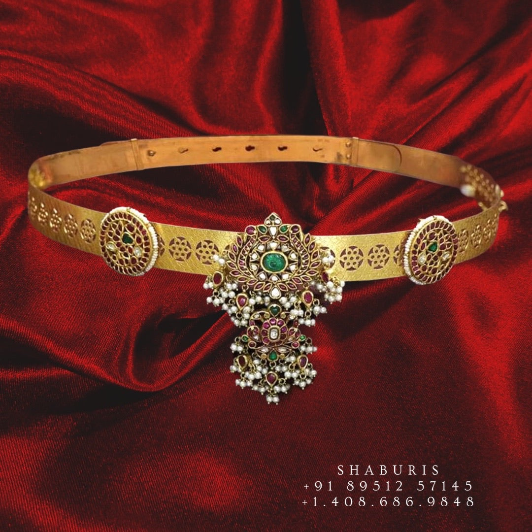 Vaddanam antique jewelry hip belt vadiyanam – Nihira