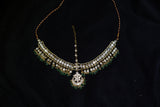 mathapatti necklace 925 silver jewelry 22k gold plated - SHABURIS