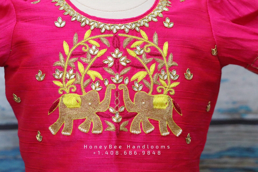 Pattu langa blouse cutting and stitching/1-2years baby pattu pavadai /kids  Lehenga/kids langa jacket - YouTube