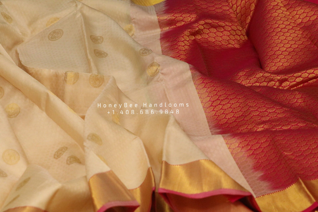 Mangalagiri pure kuppatam pattu silk cotton saree – www.vannamayil.com