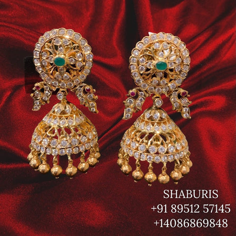 Indian Jewellery Designs Gold Kammal Models Ear Studs for Women ER24456