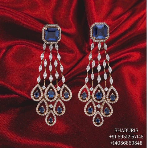 PREMIUM AMERICAN DIAMOND DANGLERS EARRINGS