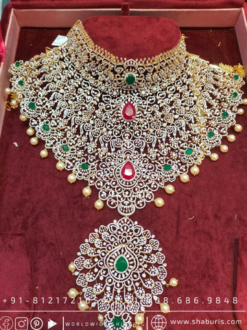 Bridal diamond shop necklace designs